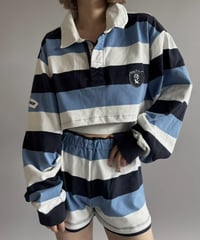 【RE;CIRCLE】 RE Cropped Rugger Shirt Set-Up  /261015-005