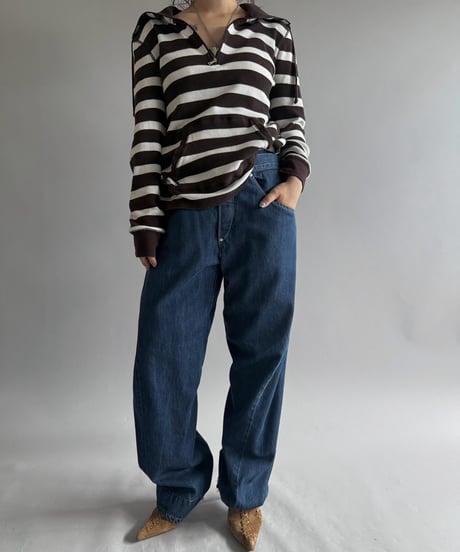 【USED】 Lauren Active Design Border Thermal Top / 260905-012