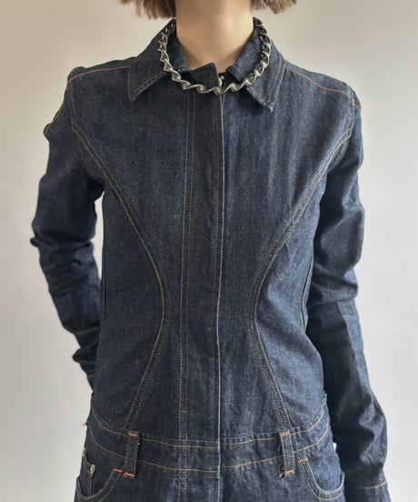 【USED】 W&LT Design Denim One-Piece / 261003-022