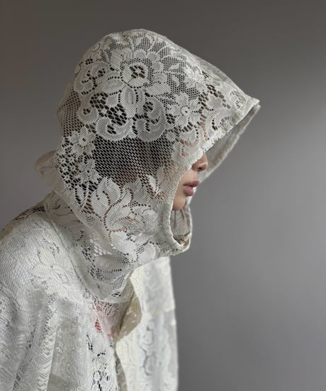 【RE;CIRCLE】RE Lace Hooded Jacket / 260824-008