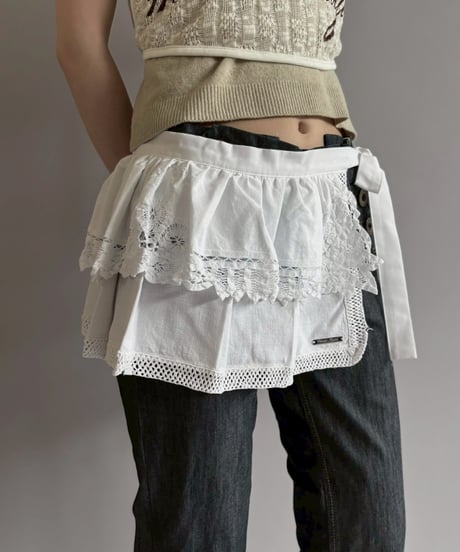 【Chinatsu Aoyama】 RE The Home Makers Wrap Skirt / 260716-047