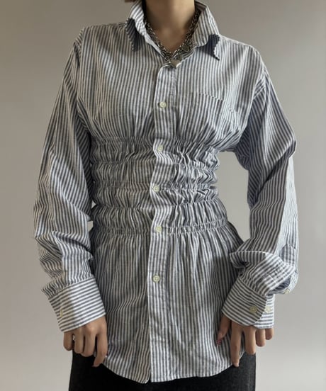 【RE;CIRCLE】 RE Shirring Shirt / 261008-002