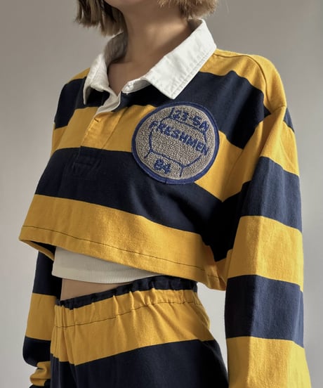 【RE;CIRCLE】 RE Cropped Rugger Shirt Set-Up  /261026-027