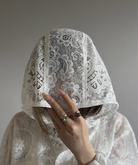 【RE;CIRCLE】RE Lace Hooded Jacket / 260824-004