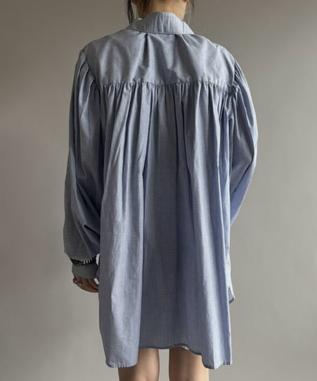 【USED】 Long Gathered Shirt  / 260926-003