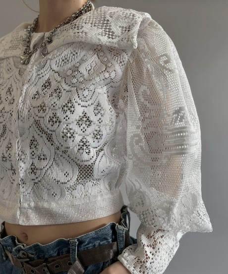 【RE;CIRCLE】RE Crochet  Blouse / 260709-001