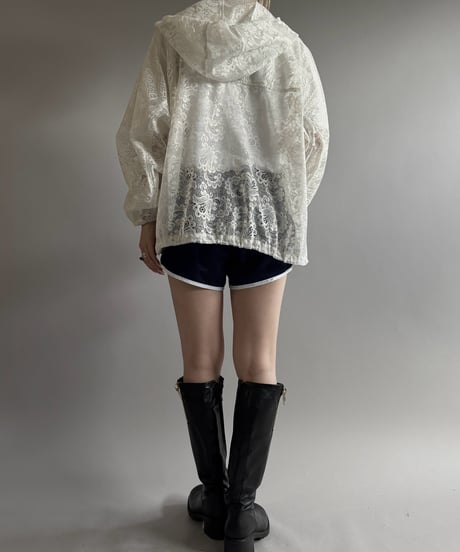 【RE;CIRCLE】RE Lace Hooded Jacket / 260824-008
