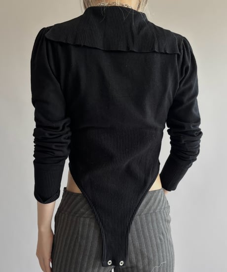 【RE;CIRCLE】 RE Rib Knit Leotard Top /261001-020