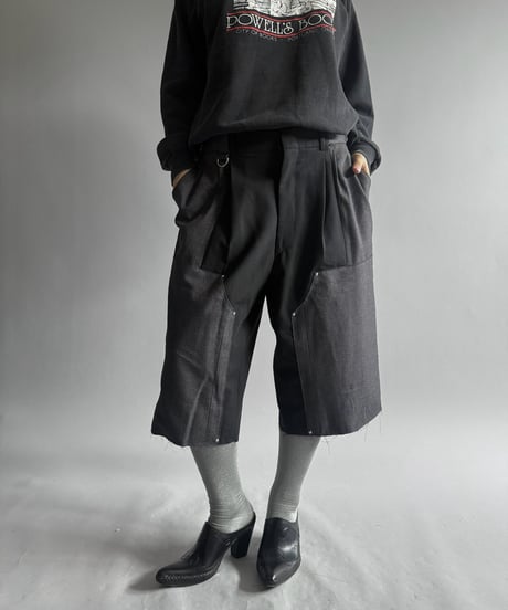 【Chinatsu Aoyama】 Re Suit Double Knee Shorts / 260921-002