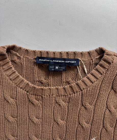 【USED】 Ralph Lauren Sport Cotton Knit  / 261017-013