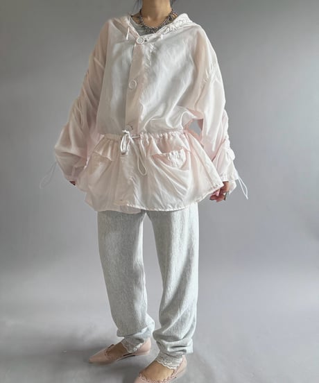 【RE;CIRCLE】RE Snow Parka Jacket Dyed Light Pink / 260914-013