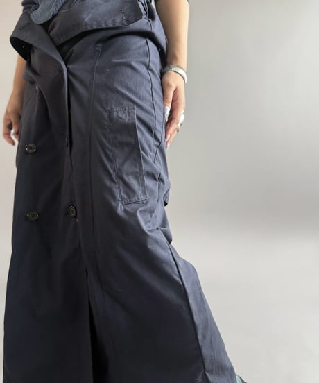 【RE;CIRCLE】 RE Trench Long Skirt  /261015-010