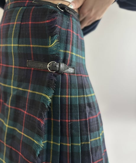 【USED】 Kilt Check Skirt / 261031-030