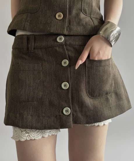 【USED】 Set Up S/S Jacket & Skirt/ 260815-012