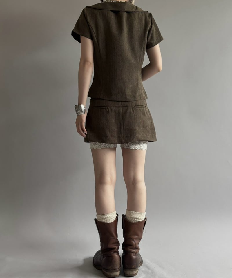 中古品　on レディースウエア5点セット USED】 Set Up S/S Jacket & Skirt/ 260815-012 |