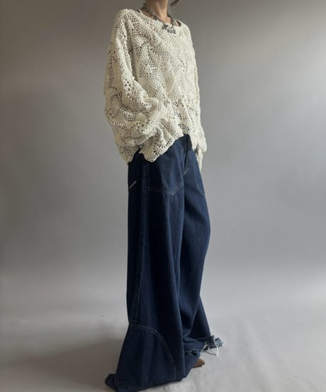 【RE;CIRCLE】 RE Crochet Top / 260803-015