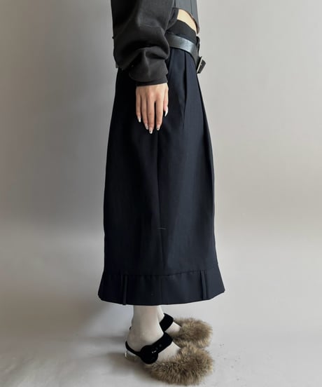 【Chinatsu Aoyama】 Suit Docking Wide Pants  /  2601022-002