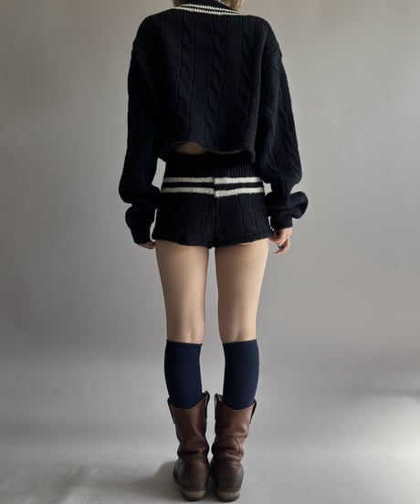 【RE;CIRCLE】 RE Tilden Knit Set-up  /261019-032