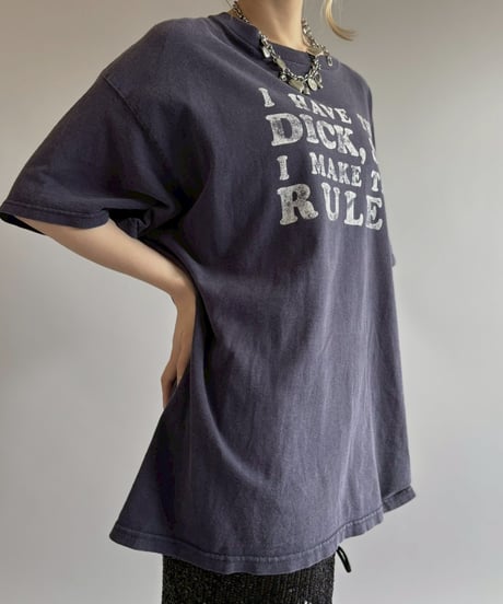 【USED】 Made in USA 90's I HAVE THE DICK T-Shirt/ 260711-025