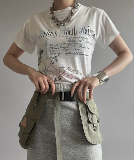 【RE;CIRCLE】  RE Fishing Vest Belt Bag / 260810-002