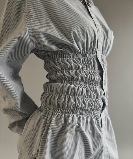 【RE;CIRCLE】 RE Shirring Shirt / 261008-001