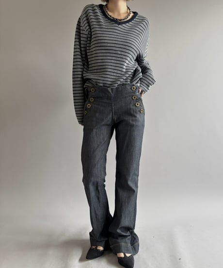 【USED】 Design Flare Denim Pants / 261003-011
