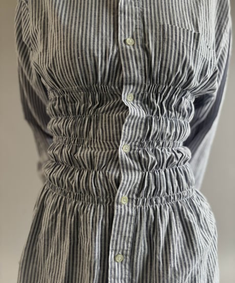 【RE;CIRCLE】 RE Shirring Shirt / 261008-002