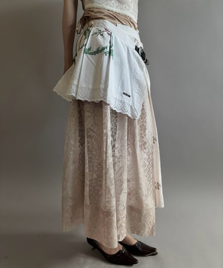 【Chinatsu Aoyama】 RE The Home Long Skirt / 260820-042