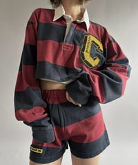 【RE;CIRCLE】 RE Cropped Rugger Shirt Set-Up  /261026-025