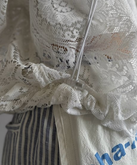 【RE;CIRCLE】RE Lace Hooded Jacket / 260824-013