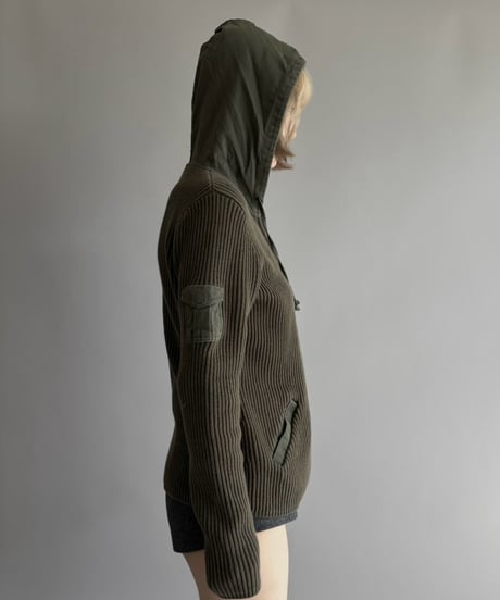 【USED】 Lauren Ralph Lauren Knit Zip Parka / 261017-010