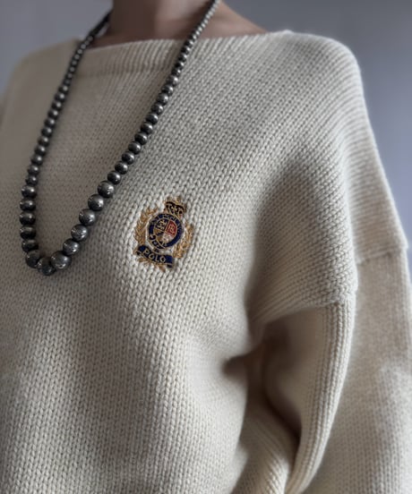 【USED】 90~00's Polo Ralph Lauren Knit / 261026-008