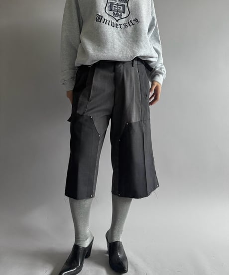 【Chinatsu Aoyama】 Re Suit Double Knee Shorts / 260921-005