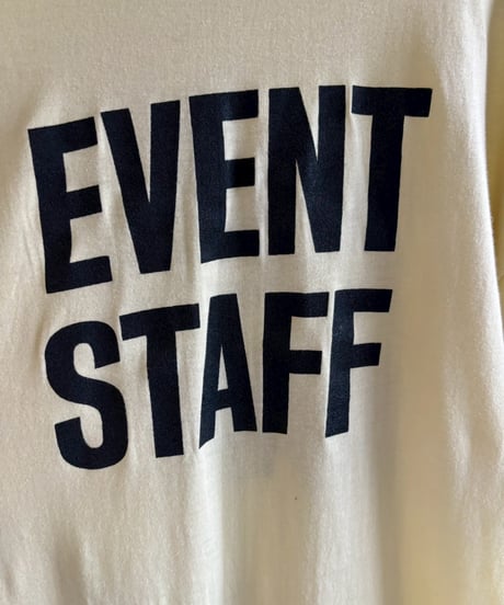 【USED】 Made in USA 80~90's EVENT STAFF T-Shirt/ 260711-019