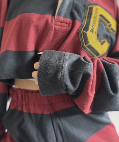 【RE;CIRCLE】 RE Cropped Rugger Shirt Set-Up  /261026-025
