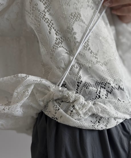 【RE;CIRCLE】RE Lace Hooded Jacket / 260824-004