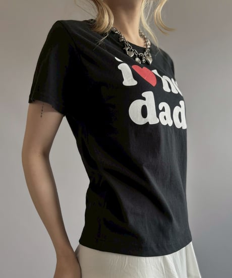【USED】 I ♡ hot dads T-Shirt RESIZE/ 260711-011