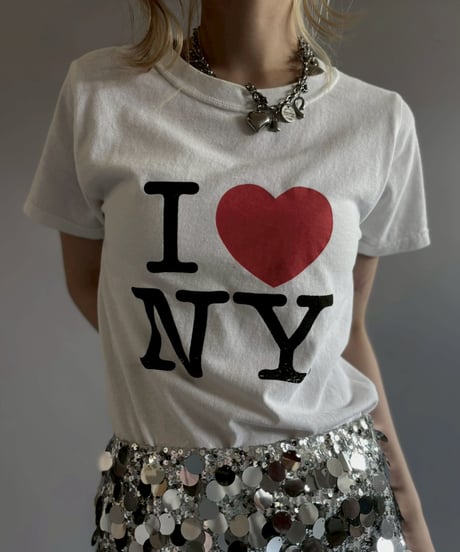 【USED】 Fruit of the Loom I ♡ NY T-Shirt/ 260711-013