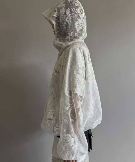 【RE;CIRCLE】RE Lace Hooded Jacket / 260824-002