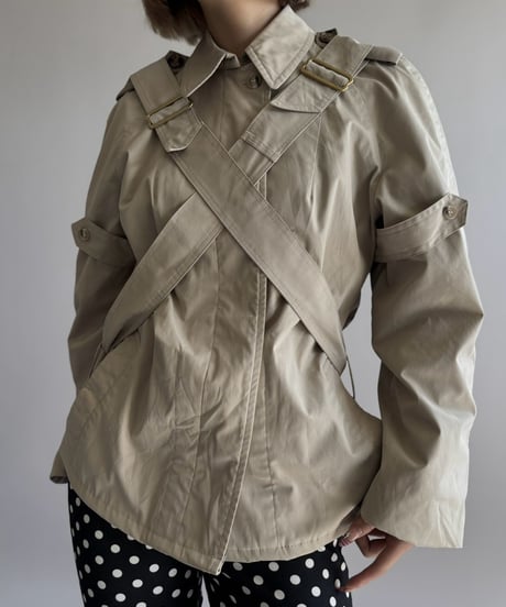 【RE;CIRCLE】 RE Trench Short Coat  / 261019-023