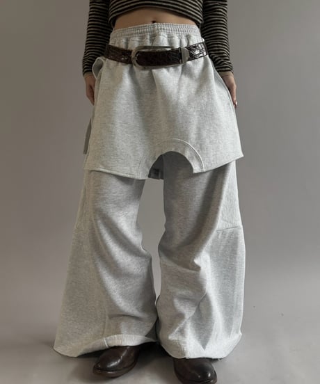【RE;CIRCLE】 RE Deformed Sweat Pants / 261008-009