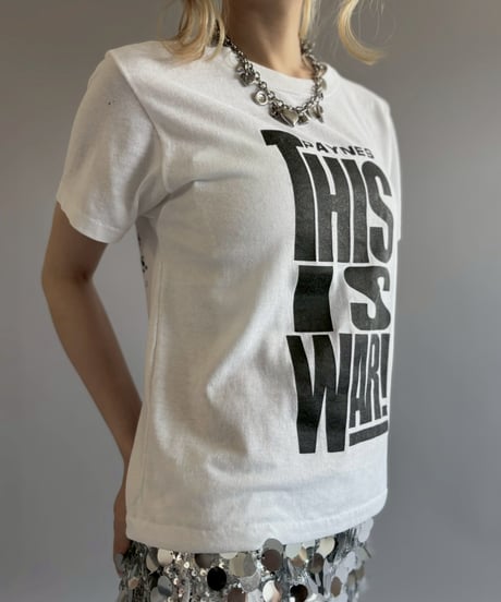 【USED】 Made in USA 90's This is War T-Shirt/ 260711-016