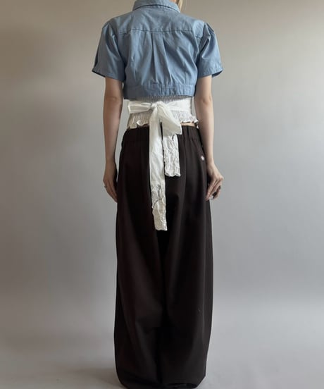 【Chinatsu Aoyama】 RE Makers Shirt Blue / 260813-034