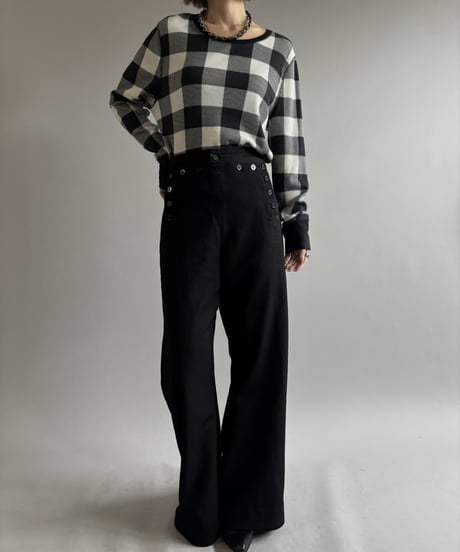 【USED】 OLD NAVY Plaid Thermal L/S Tee / 261003-005