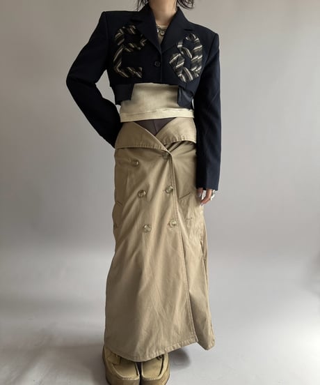 【RE;CIRCLE】 RE Numbering Tie Blazer  / 261019-017