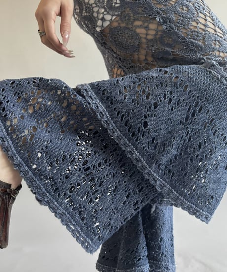 【RE;CIRCLE】  RE  Crochet Tiered Pants/ 260810-039