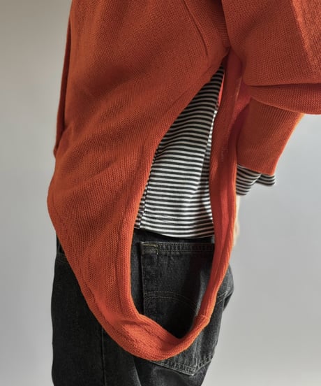 【RE;CIRCLE】 RE Deformed Acrylic Cardigan / 261005-006