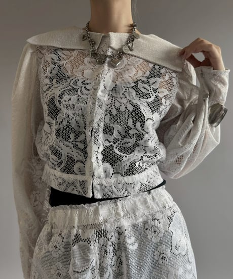 【RE;CIRCLE】RE Crochet  Blouse / 260709-005