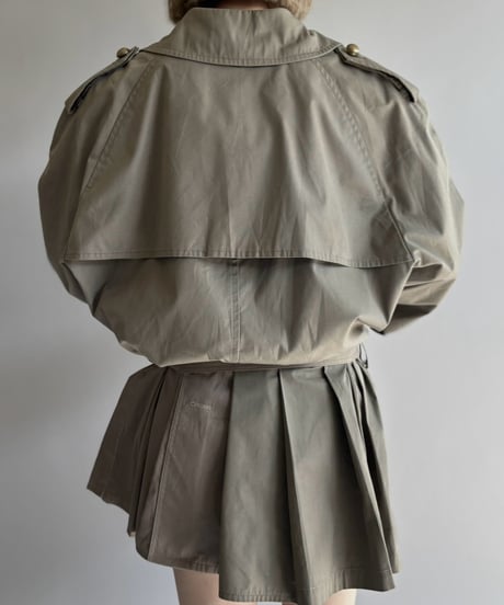 【RE;CIRCLE】 RE Pleated Hem Trench Coat  / 261015-025