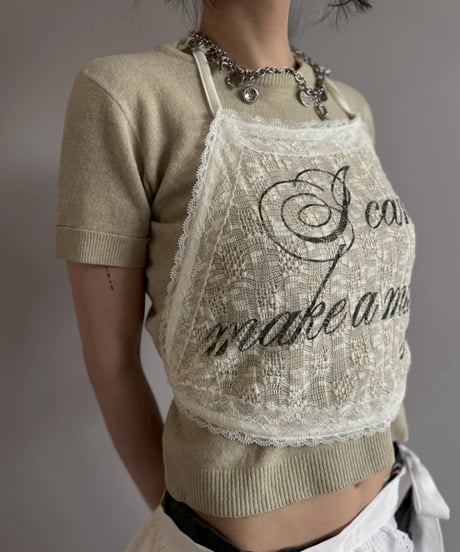 【Chinatsu Aoyama】 RE Apron / 260716-048